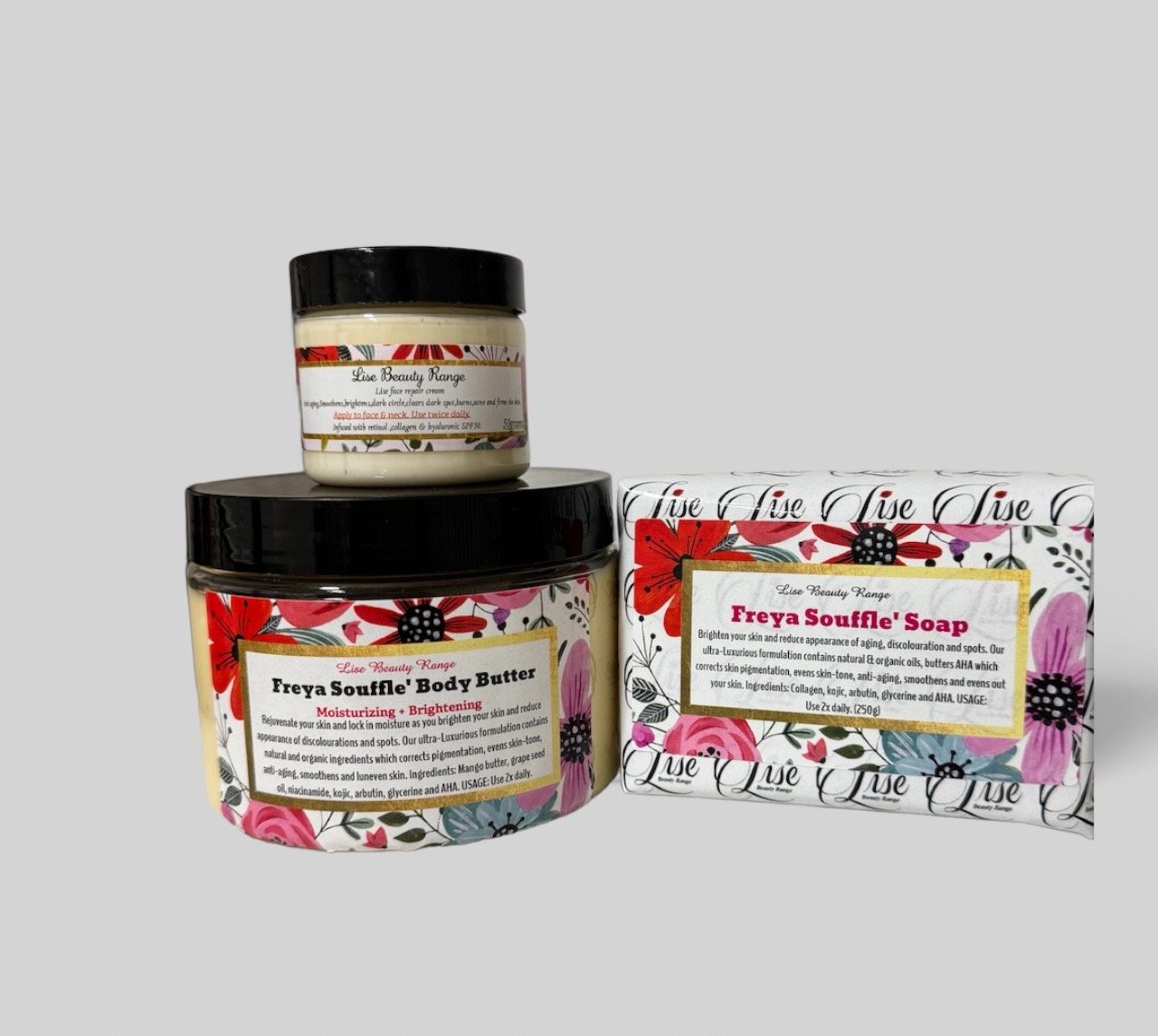 Freya Soufflé body butter 3pc set 500ml